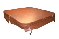 Крышка-чехол для SPA бассейна (красно-коричневая) (размеры: 198*202 см)