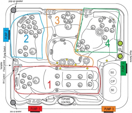 Спа бассейн Artesian Spas Quail Ridge