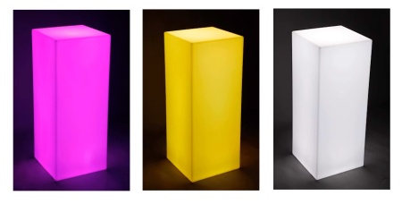 Светильник Колонна 45х110  питание от АКБ, RGB